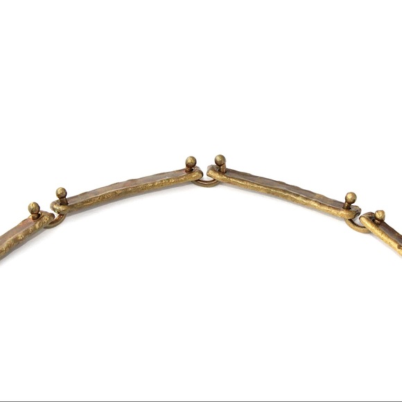 Vintage Jack Boyd Era Molten Bronze Necklace Brutalist Mid-Century Modernist - Picture 7 of 8